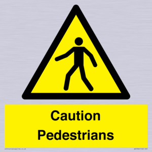 Caution Pedestrians